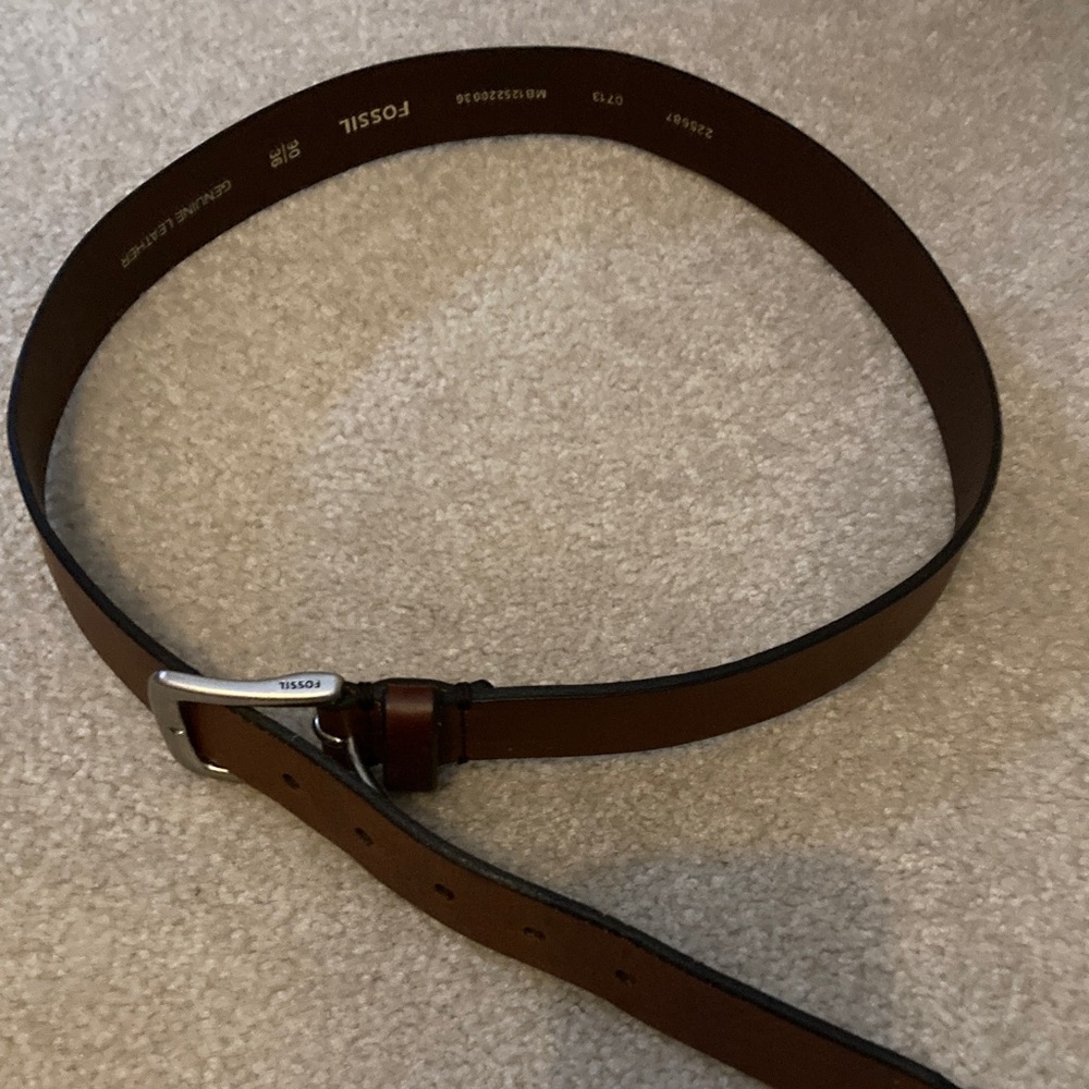 Fossil womens Brown Leather Belt